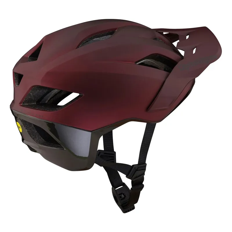 Troy Lee Designs Flowline SE MIPS Helmet in Radian - Burgundy/Charcoal-1